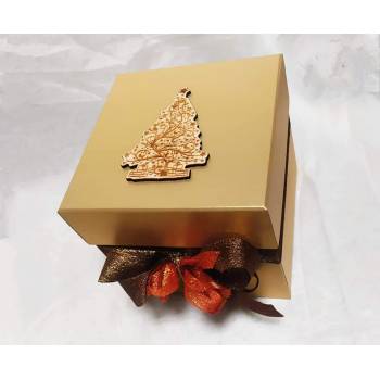 Świąteczne pudełko flower box choinka